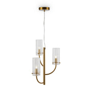 Arco 3Lt Centre Ceiling Light - Brass Finish
