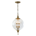 Argento 3Lt Centre Ceiling Light - Oxidized Silver Leaf Finish