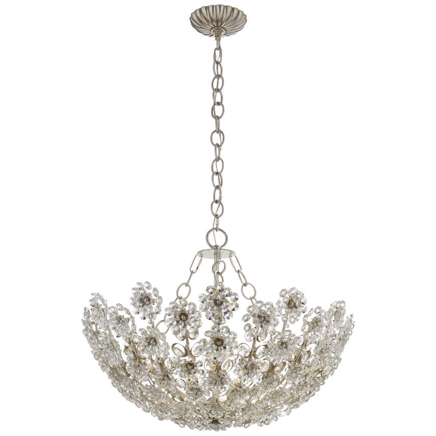 Claret Chandelier - Silver/Gild