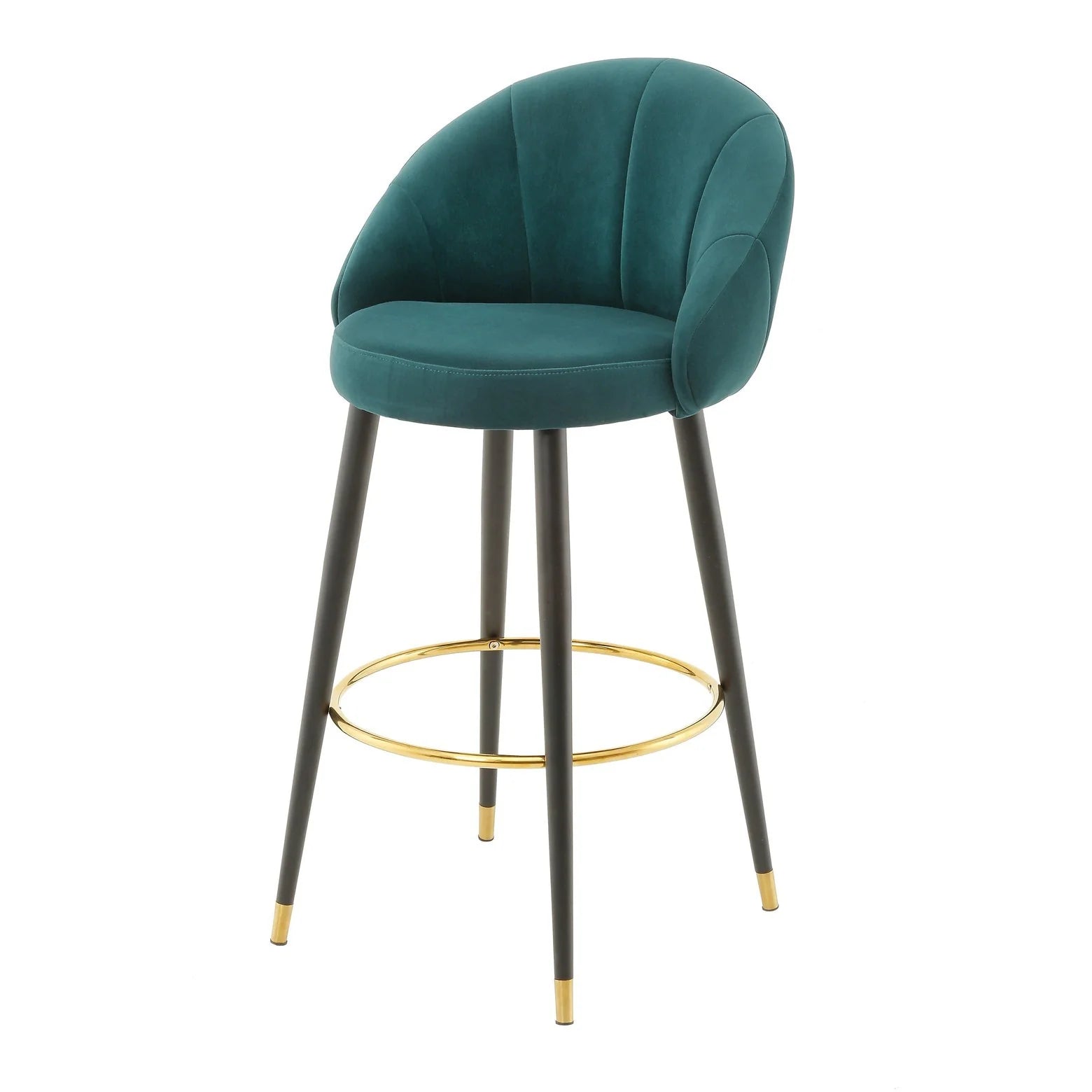 Ashley Highback Stool - Teal Finish