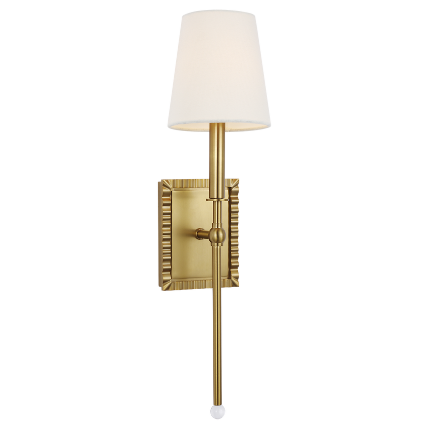 Baxley 1Lt Sconce - Nickel/Brass