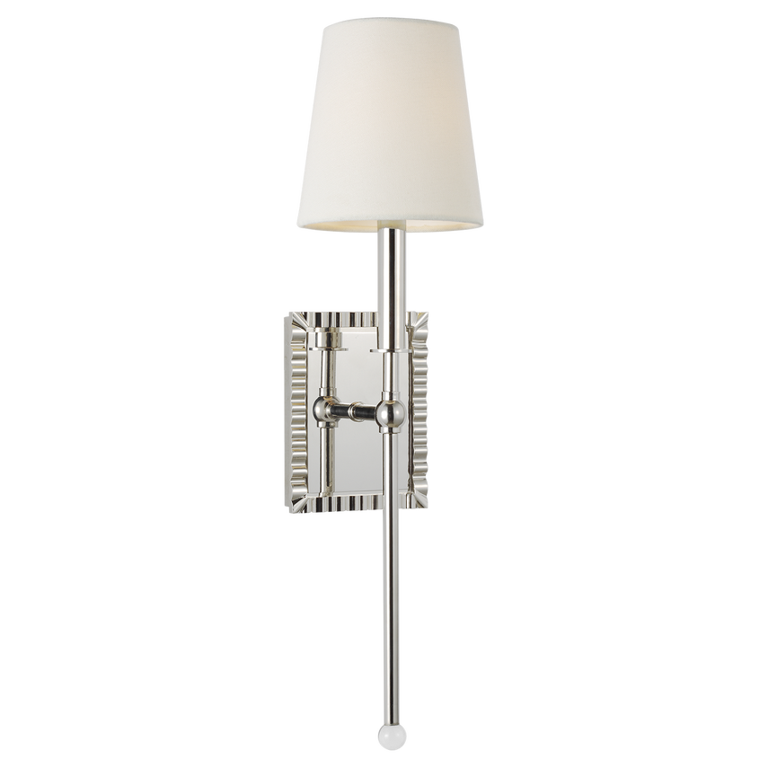 Baxley 1Lt Sconce - Nickel/Brass