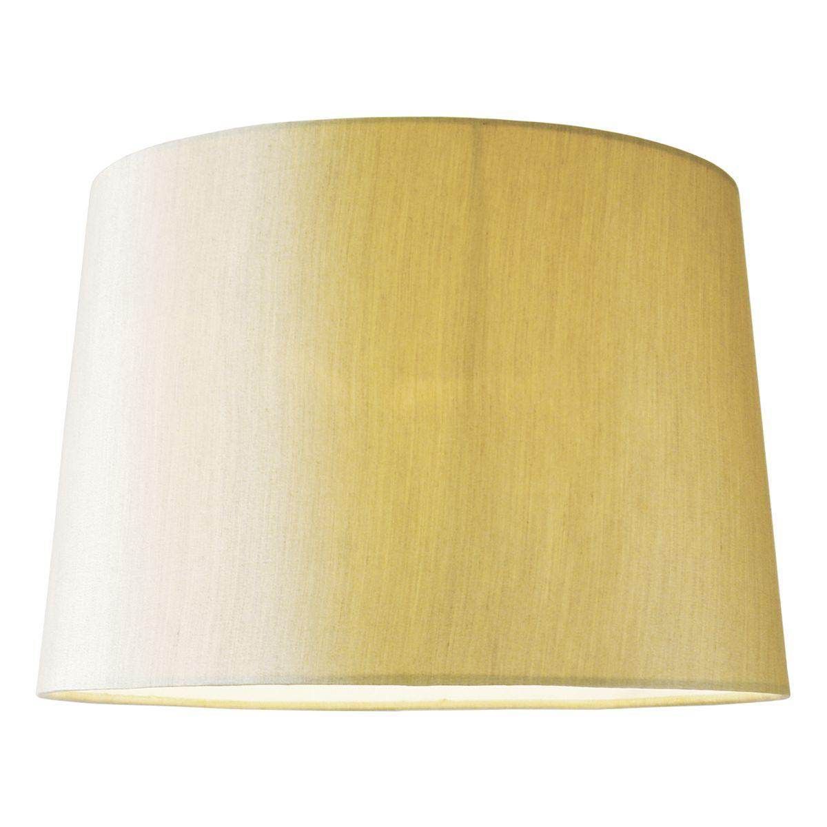 Balthazar 38cm Gold Faux Silk Tapered Drum - Cusack Lighting