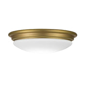 Brompton Flush Bathroom Light IP44 - Polished Chrome / Polished Brass / Brushed Brass