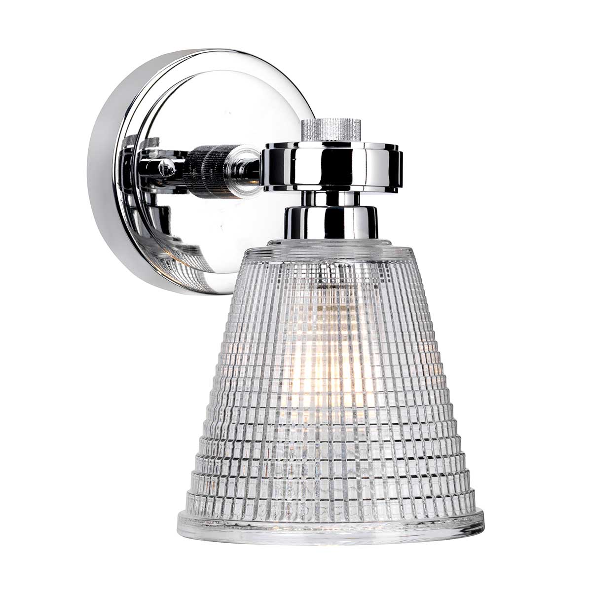 Gunnislake 1Lt Bathroom Wall Light IP44 - Various Colours