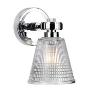 Gunnislake 1Lt Bathroom Wall Light IP44 - Various Colours