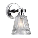 Gunnislake 1Lt Bathroom Wall Light IP44 - Various Colours
