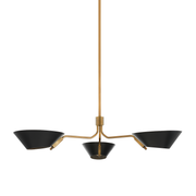 Sacramento 3Lt Chandelier - Polished Brass