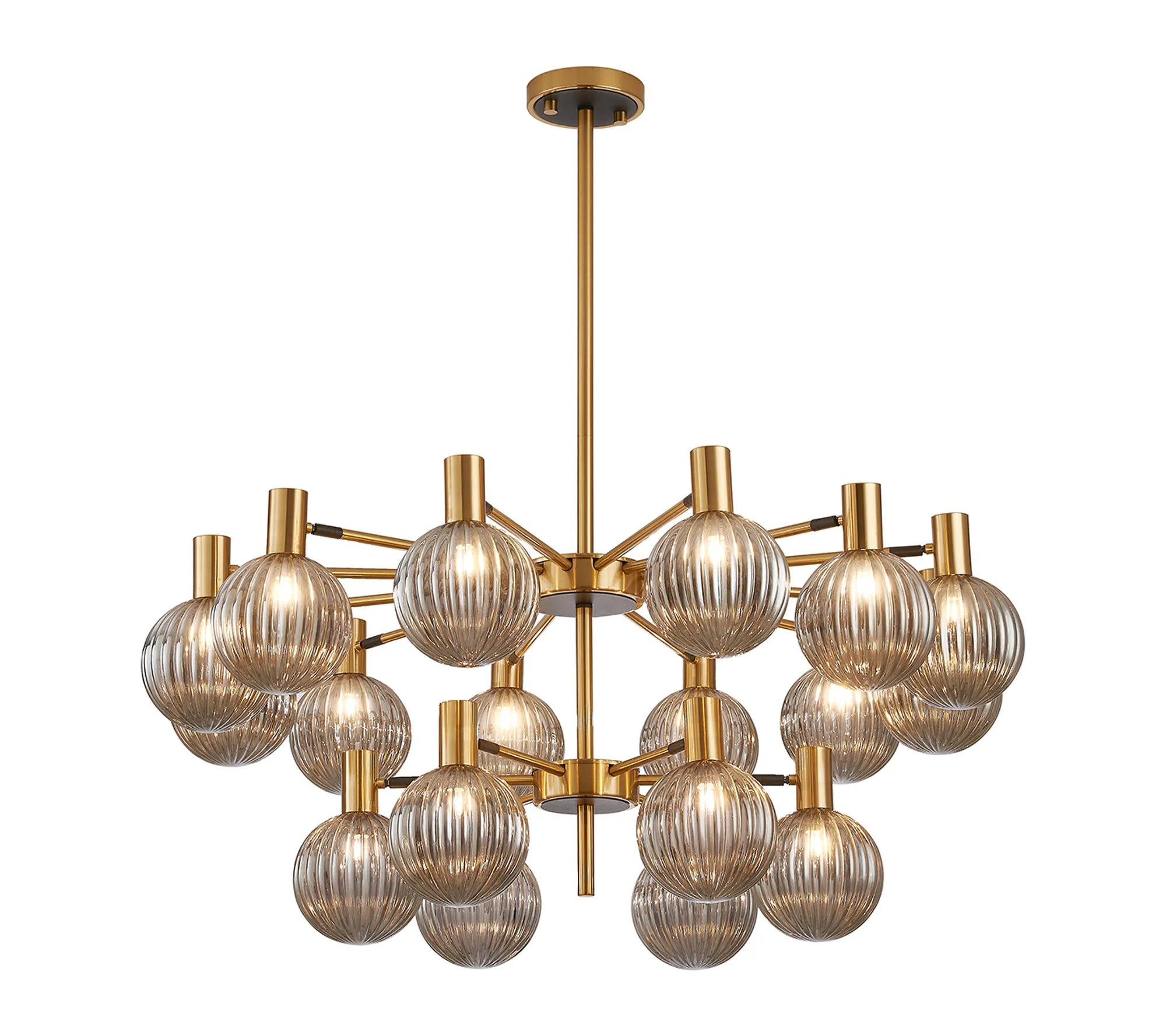 Brantley 18 Light Fixed Pendant/Semi Flush Adjustable Arms Ceiling Light G9- Various Finishes