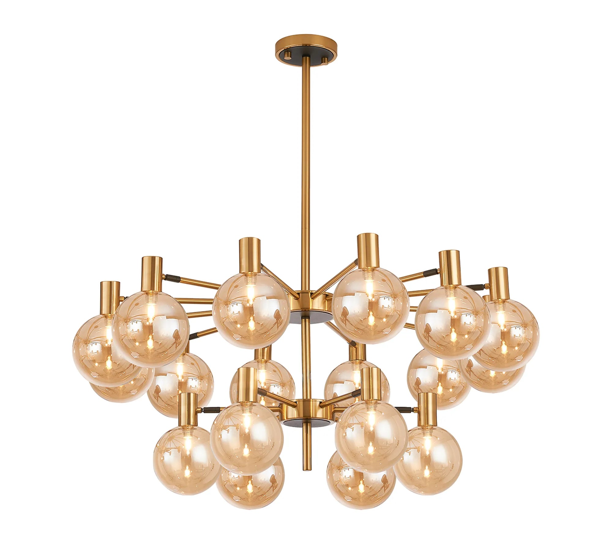 Brantley 18 Light Fixed Pendant/Semi Flush Adjustable Arms Ceiling Light G9- Various Finishes