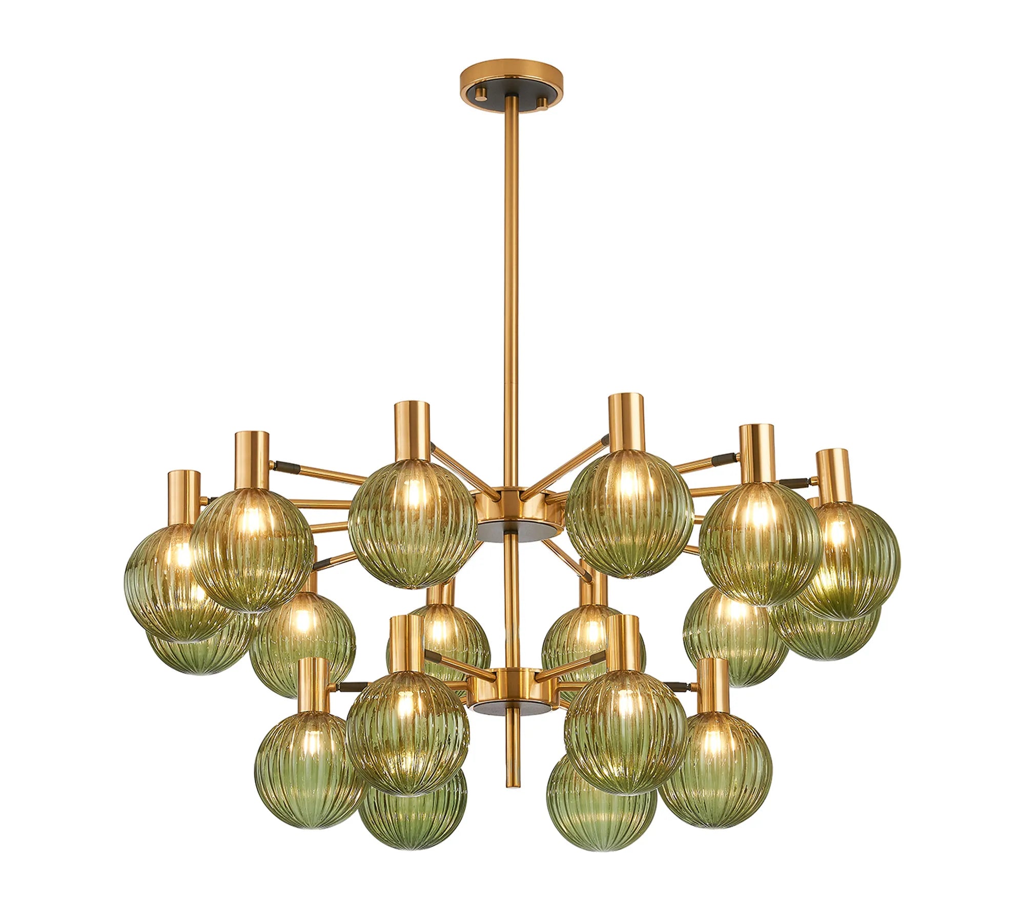 Brantley 18 Light Fixed Pendant/Semi Flush Adjustable Arms Ceiling Light G9- Various Finishes