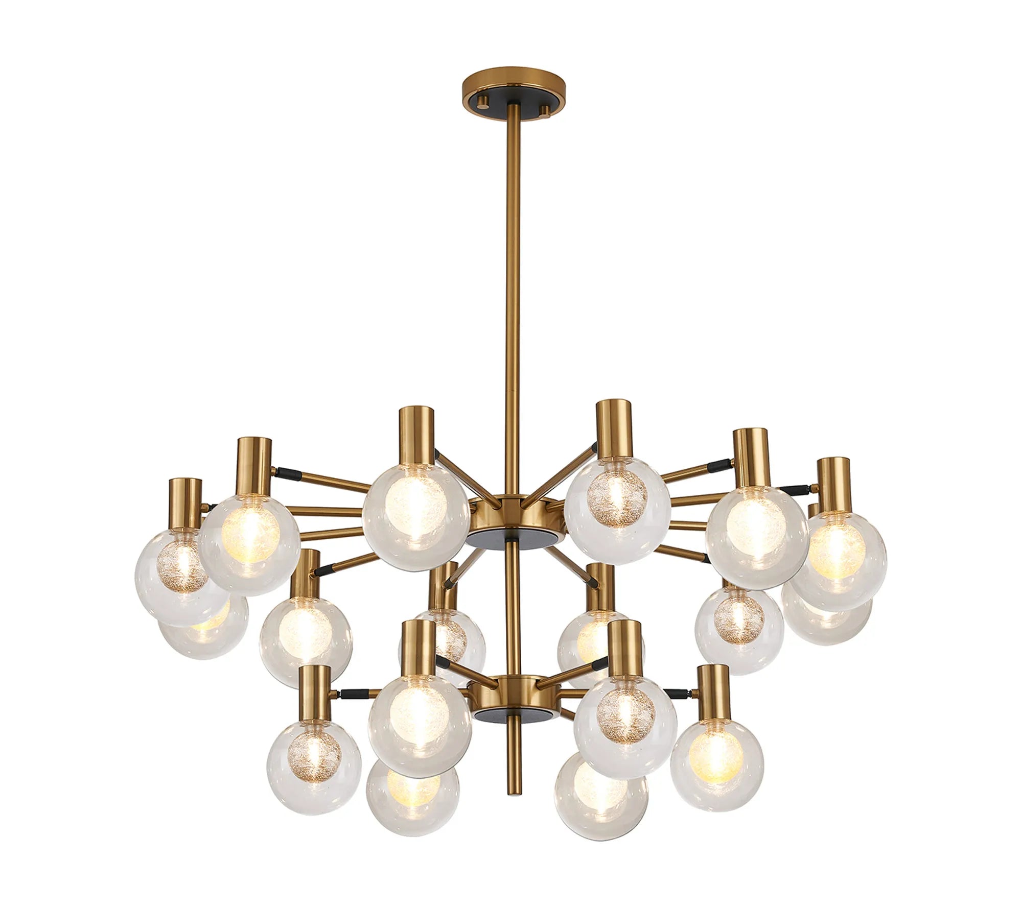 Brantley 18 Light Fixed Pendant/Semi Flush Adjustable Arms Ceiling Light G9- Various Finishes