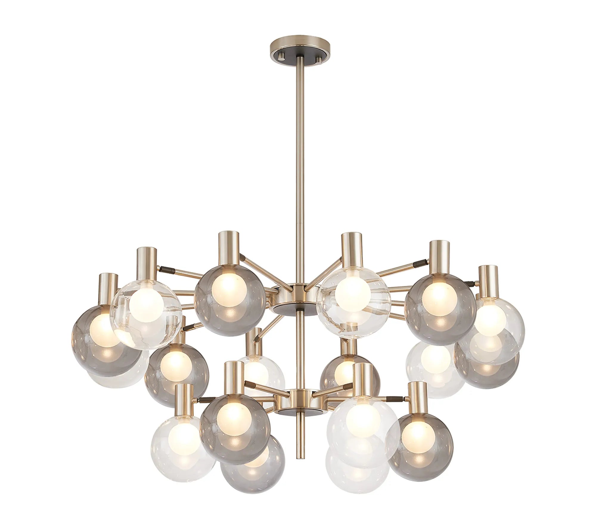Brantley 18 Light Fixed Pendant/Semi Flush Adjustable Arms Ceiling Light G9- Various Finishes