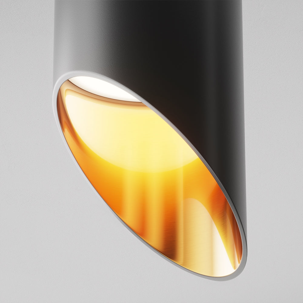 Lipari Flush Light White/Black - Finish