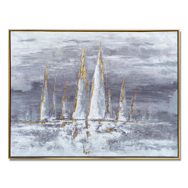 Boating Wall Art - Gold Finish Frame