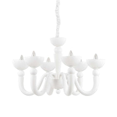 Bon Centre Light 6/8Lt - White/Black Finish - Cusack Lighting