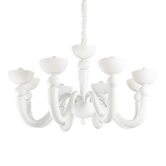 Bon Centre Light 6/8Lt - White/Black Finish - Cusack Lighting