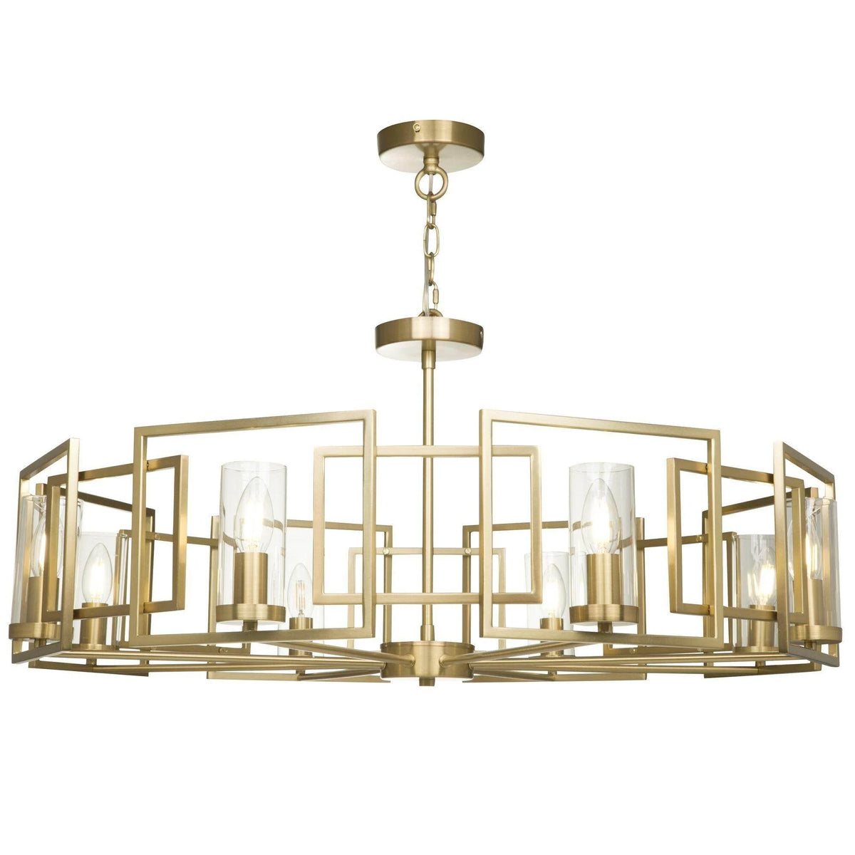 Bowi 8Lt Centre Ceiling Light - Gold Finish CLEARANCE