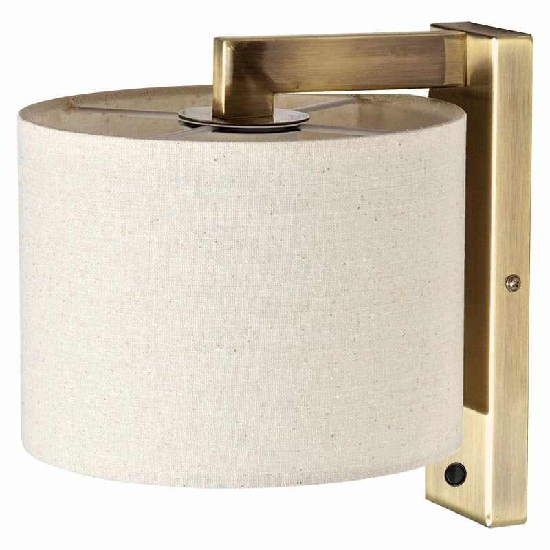 Bowie Satin Nickel, White/Antique Brass, Oatmeal - Finish