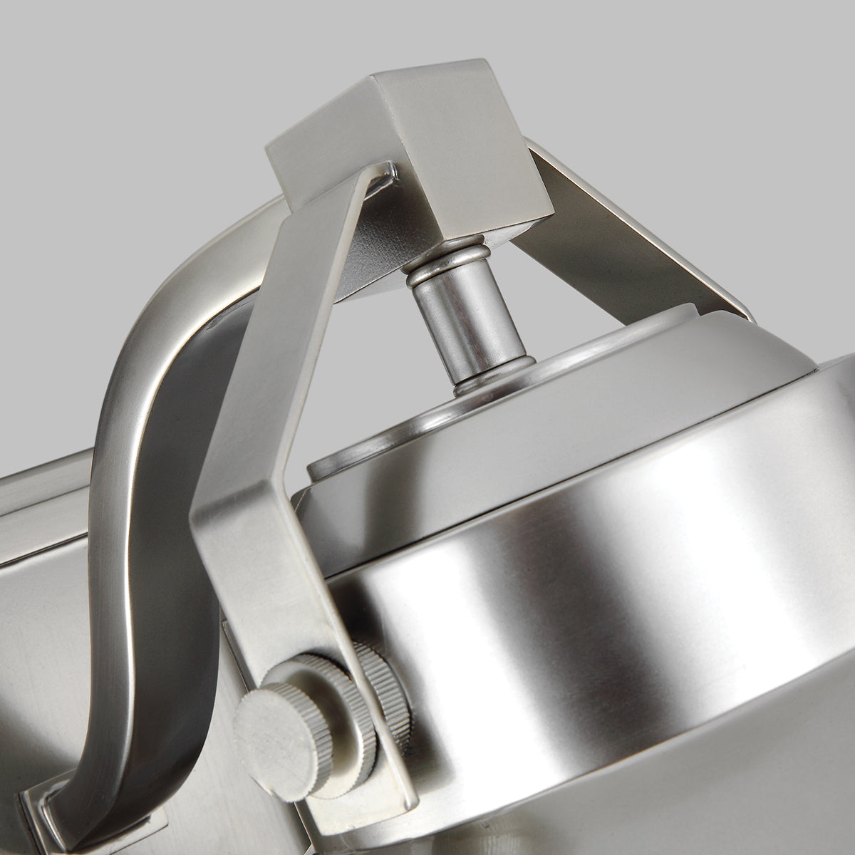 Boynton Medium Wall Lantern – Brushed Steel Finish