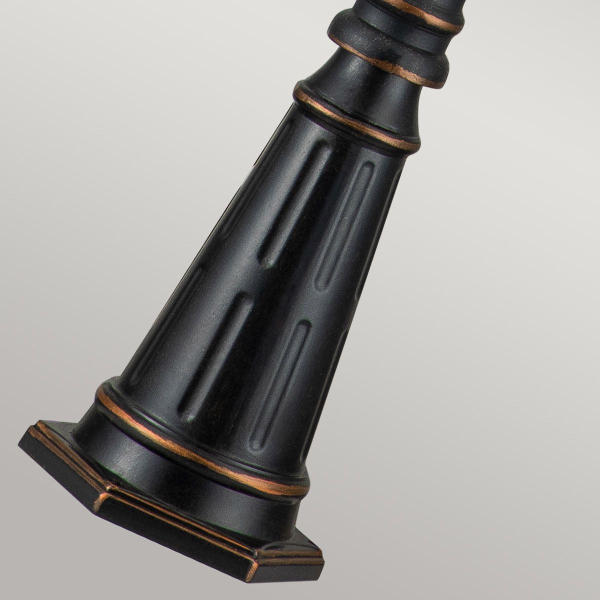 Baltimore 1 Light Medium/Large Pillar - Weathered Bronze IP44 E27
