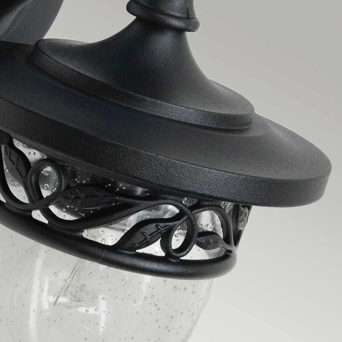 Burford Wall Lantern – Weathered Zinc Finish