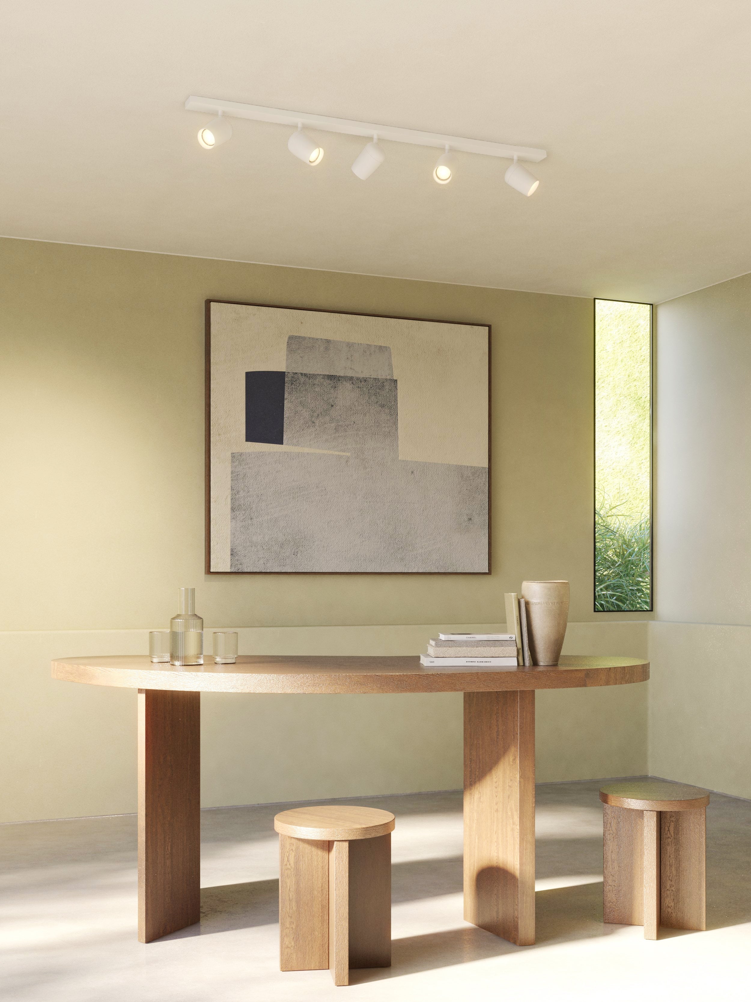 Koto 3/4/5Lt Bar Spotlight IP20  - Black/White