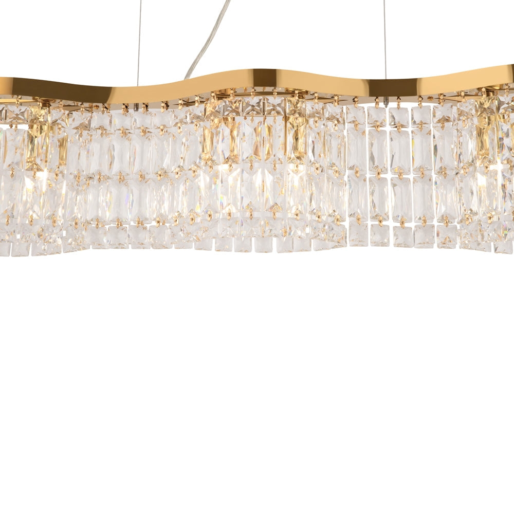 Pendant lamp Dune Gold Finish