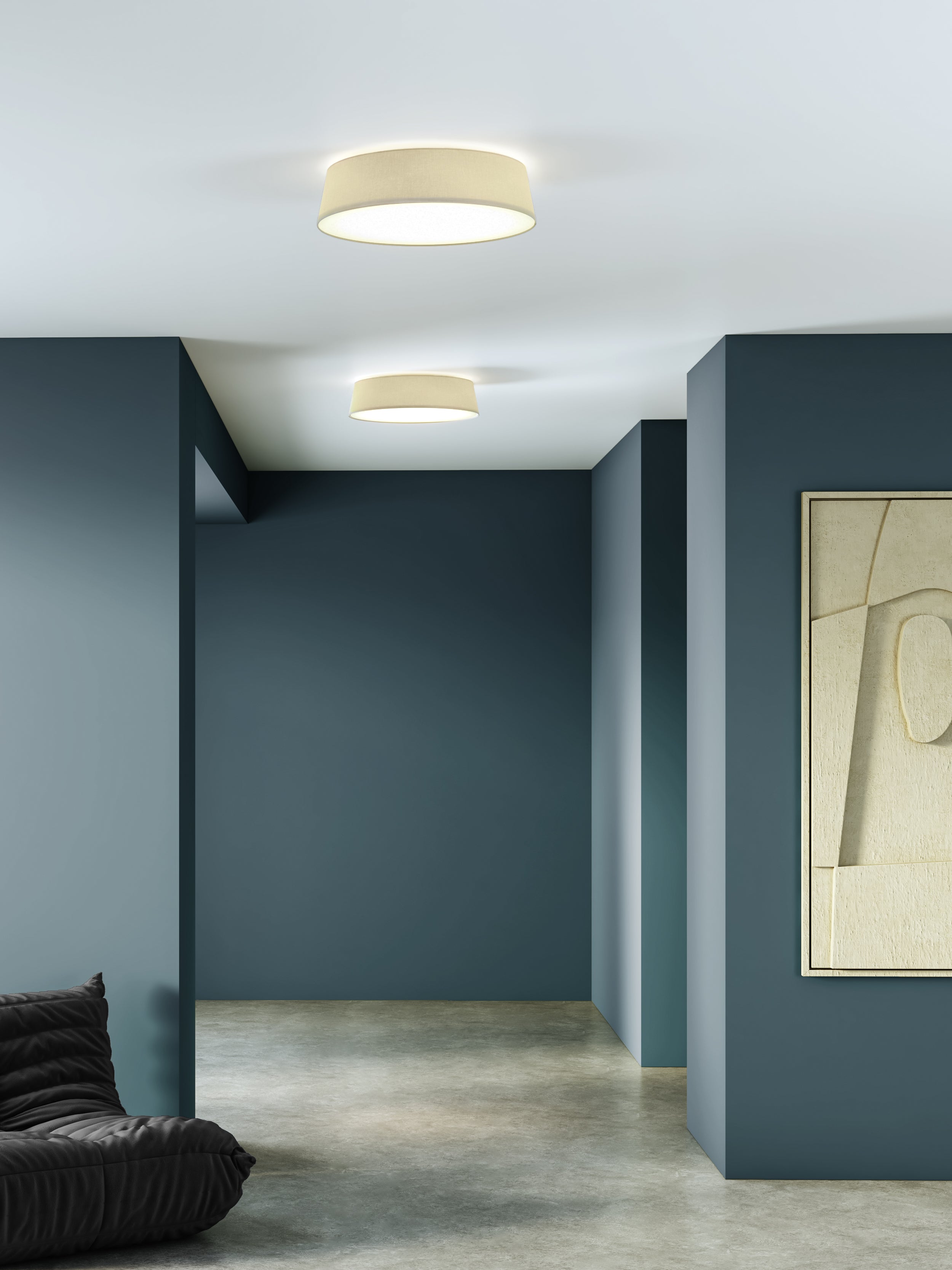 Fife 330/430/530 Ceiling Lights- White/ Putty Finishes
