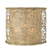 Carabel 2 Light Wall Light-Brushed Champagne - Cusack Lighting