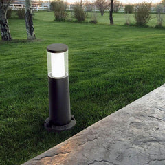 Carlo 250/400/800 mm Black/Grey Clear LED 3.5W Bollard Post Light
