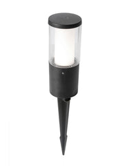 Carlo 250 mm Grey/Black Clear LED 3.5W CCT Bollard Spike Light
