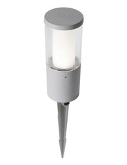 Carlo 250 mm Grey/Black Clear LED 3.5W CCT Bollard Spike Light