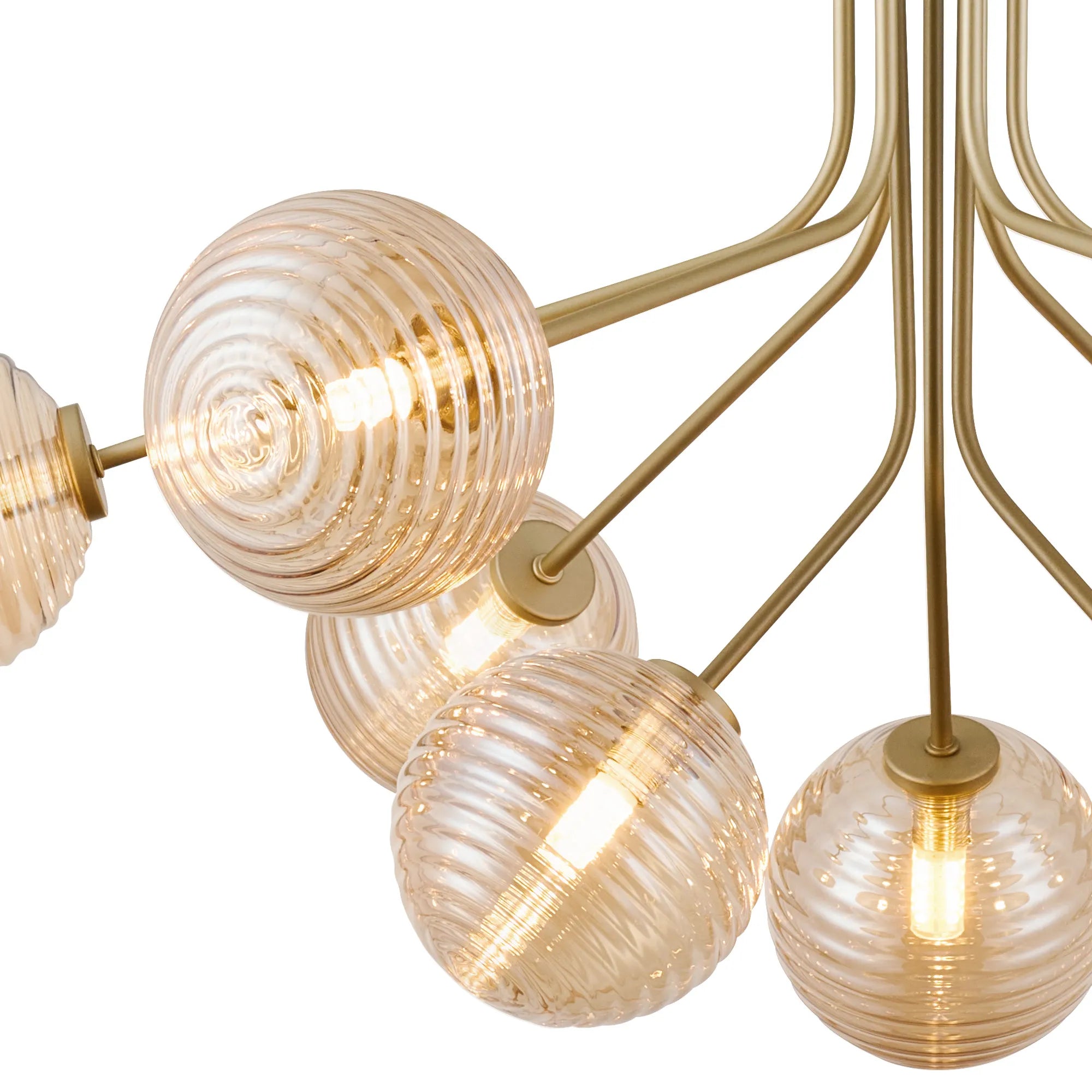 Caledon Fixed Pendant, 9 Light G9- Various Finishes