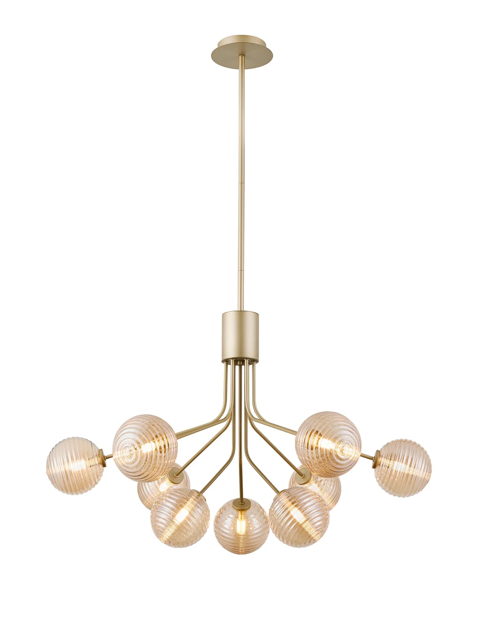 Caledon Fixed Pendant, 9 Light G9- Various Finishes