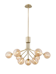 Caledon Fixed Pendant, 9 Light G9- Various Finishes