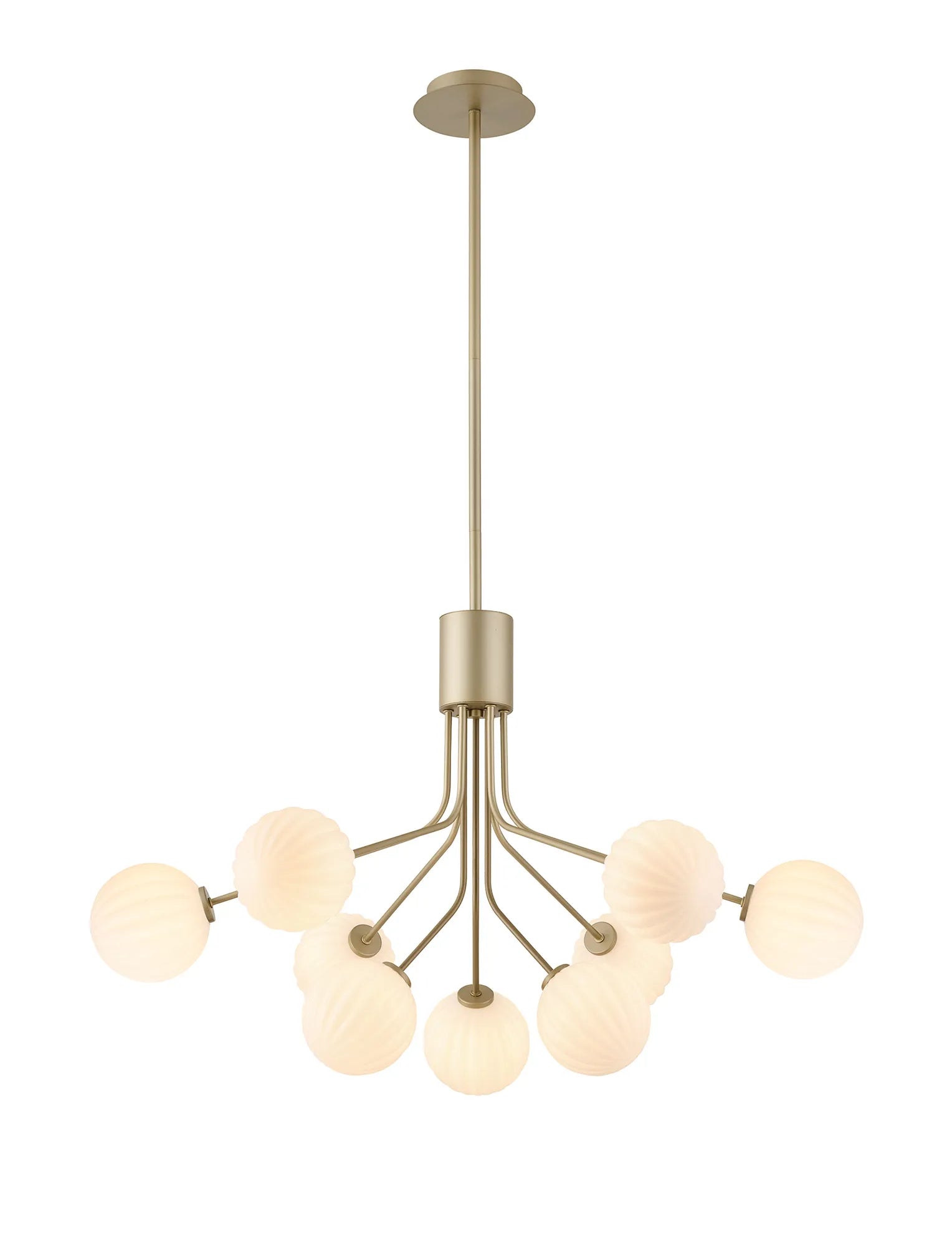 Caledon Fixed Pendant, 9 Light G9- Various Finishes