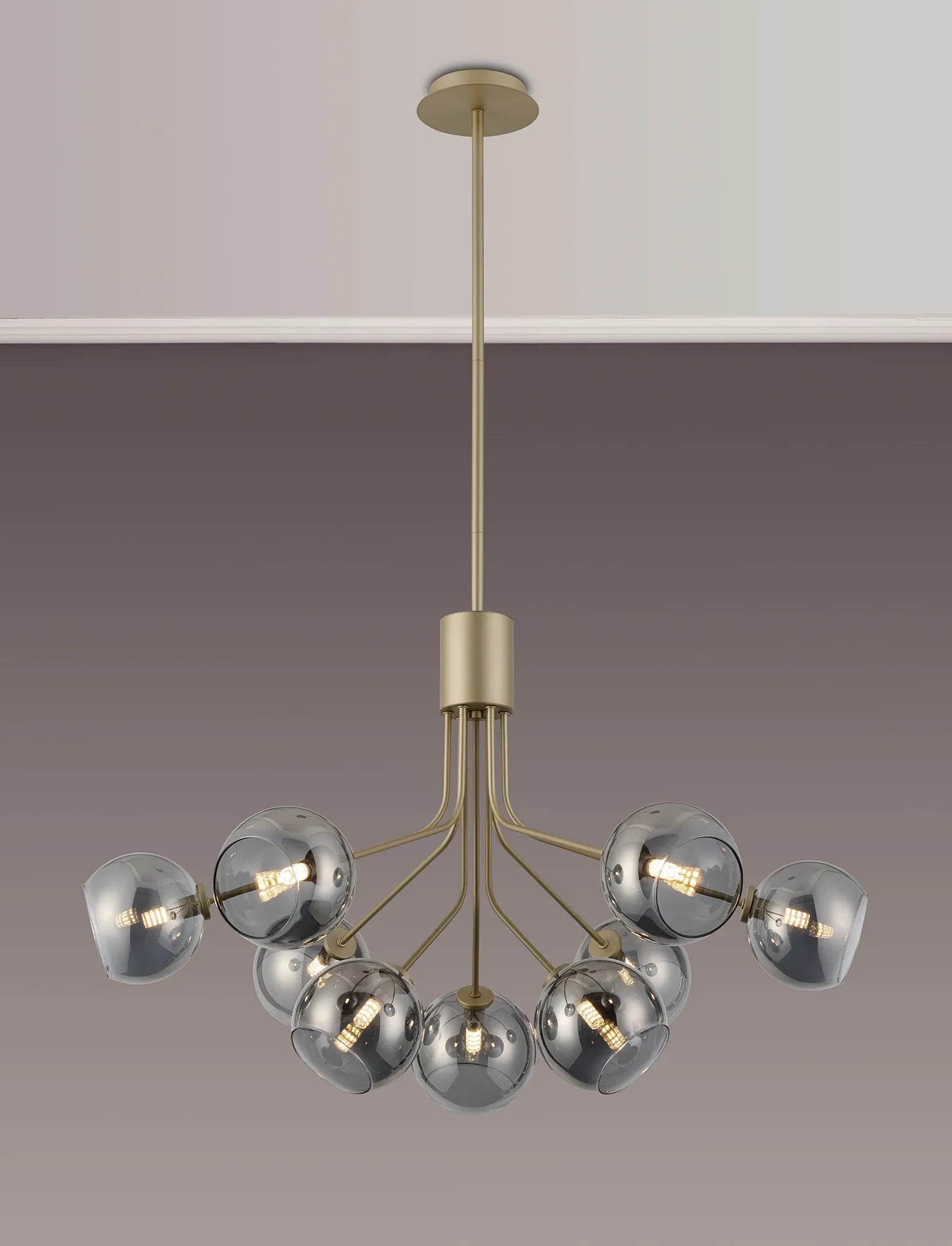 Caledon Fixed Pendant, 9 Light G9- Various Finishes