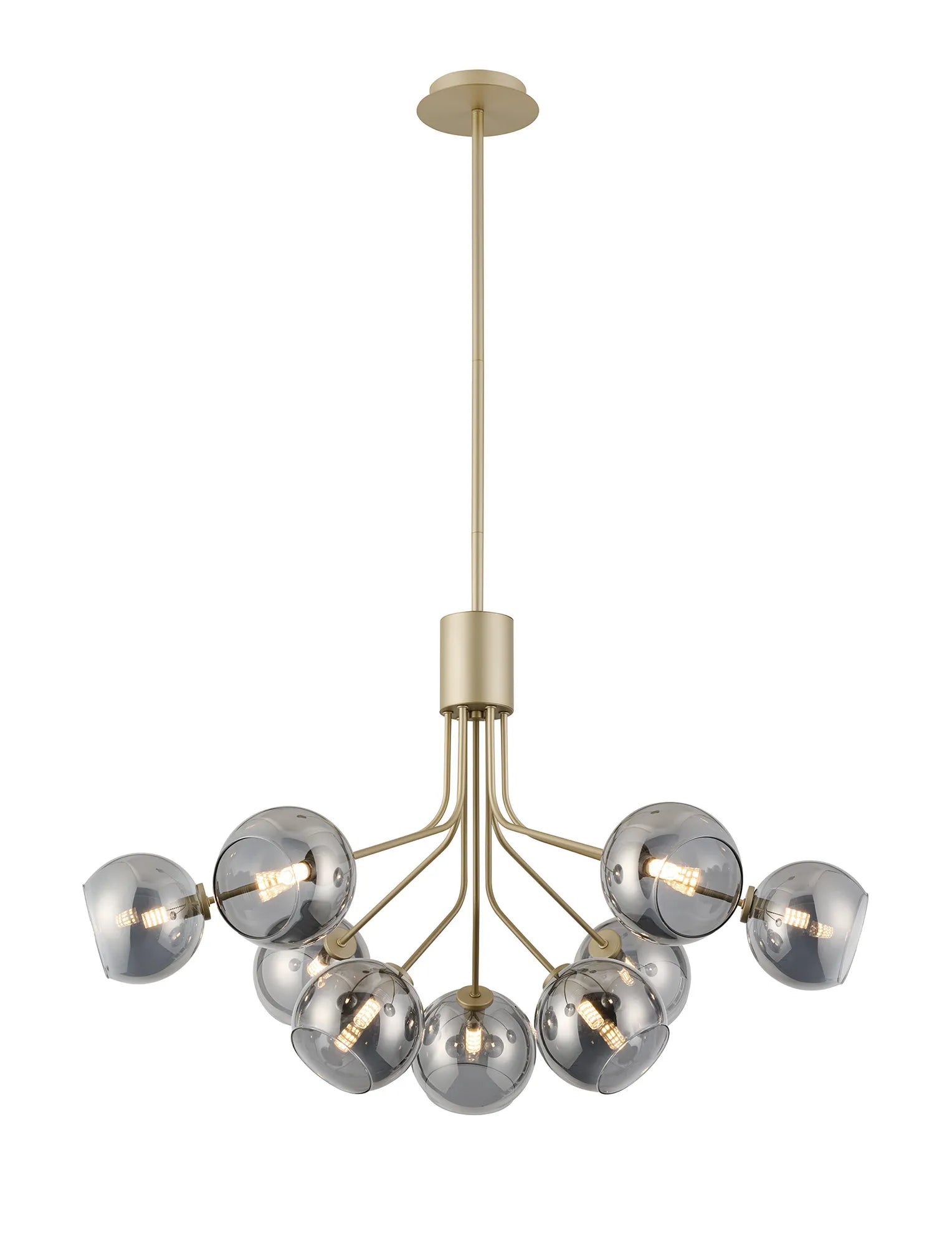 Caledon Fixed Pendant, 9 Light G9- Various Finishes