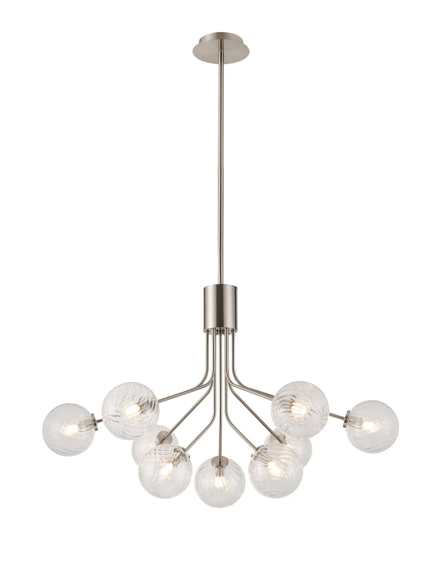 Caledon Fixed Pendant, 9 Light G9- Various Finishes