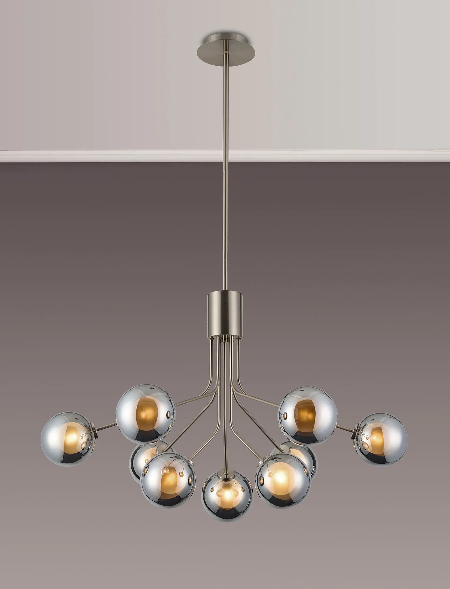Caledon Fixed Pendant, 9 Light G9- Various Finishes
