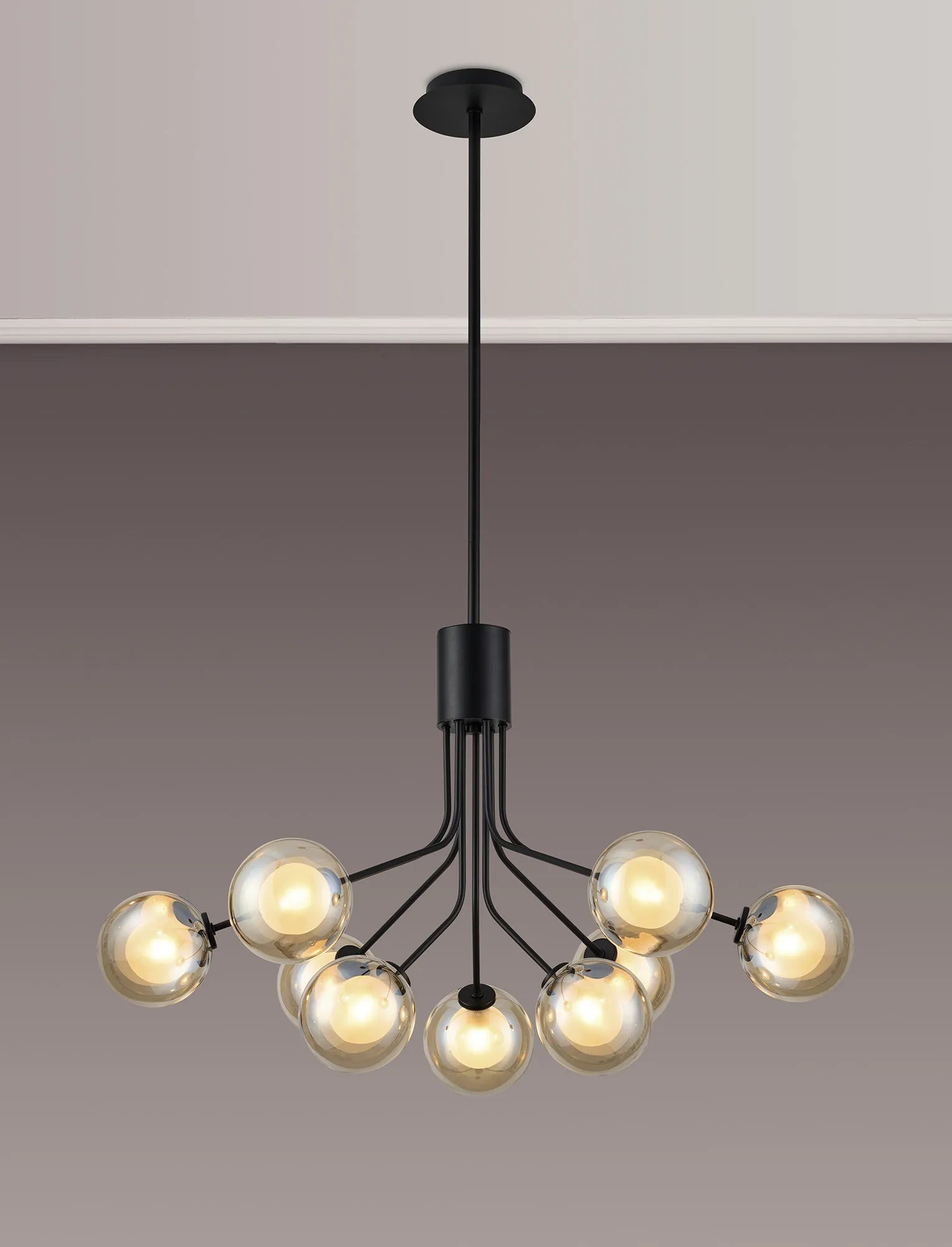 Caledon Fixed Pendant, 9 Light G9- Various Finishes