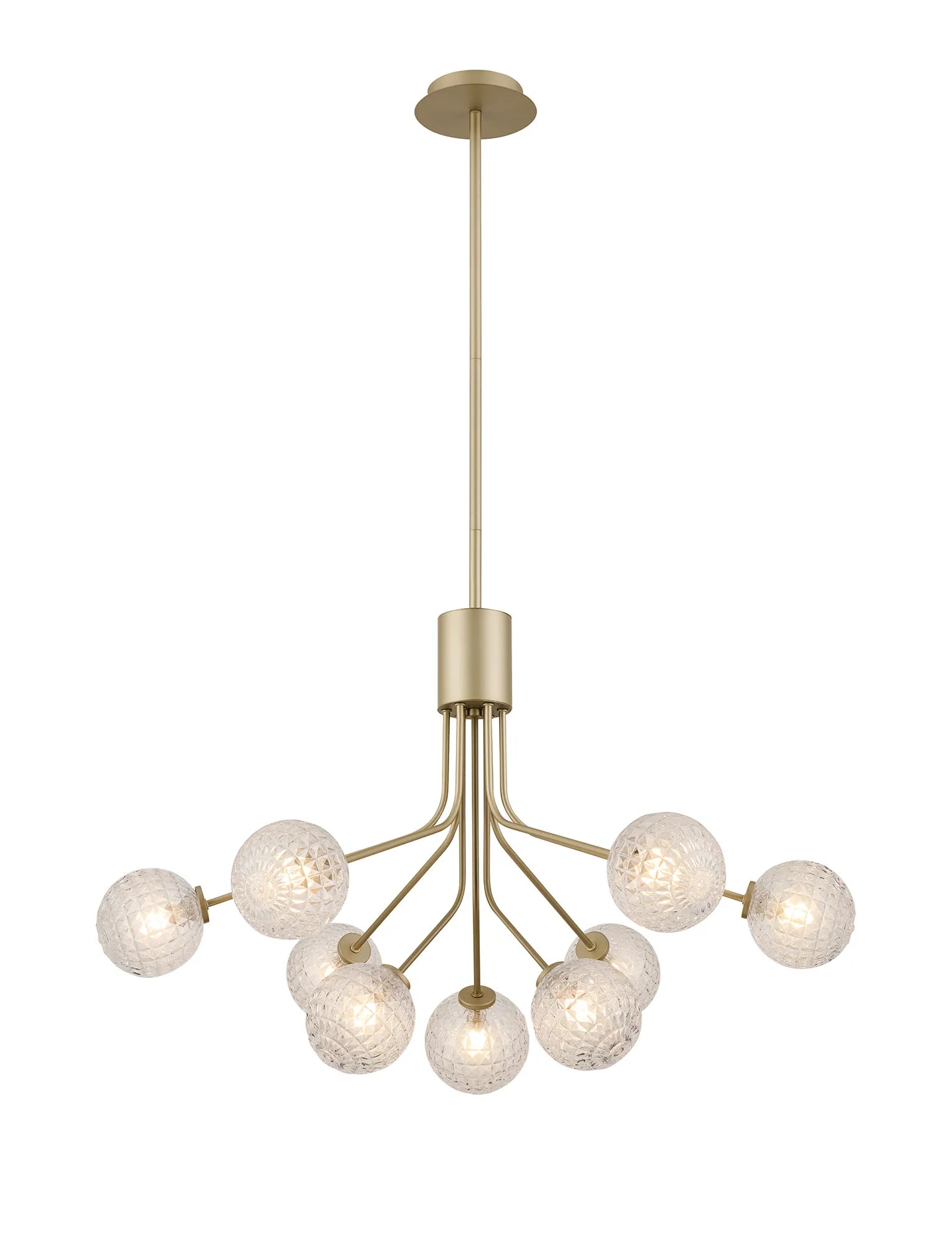 Caledon Fixed Pendant, 9 Light G9- Various Finishes