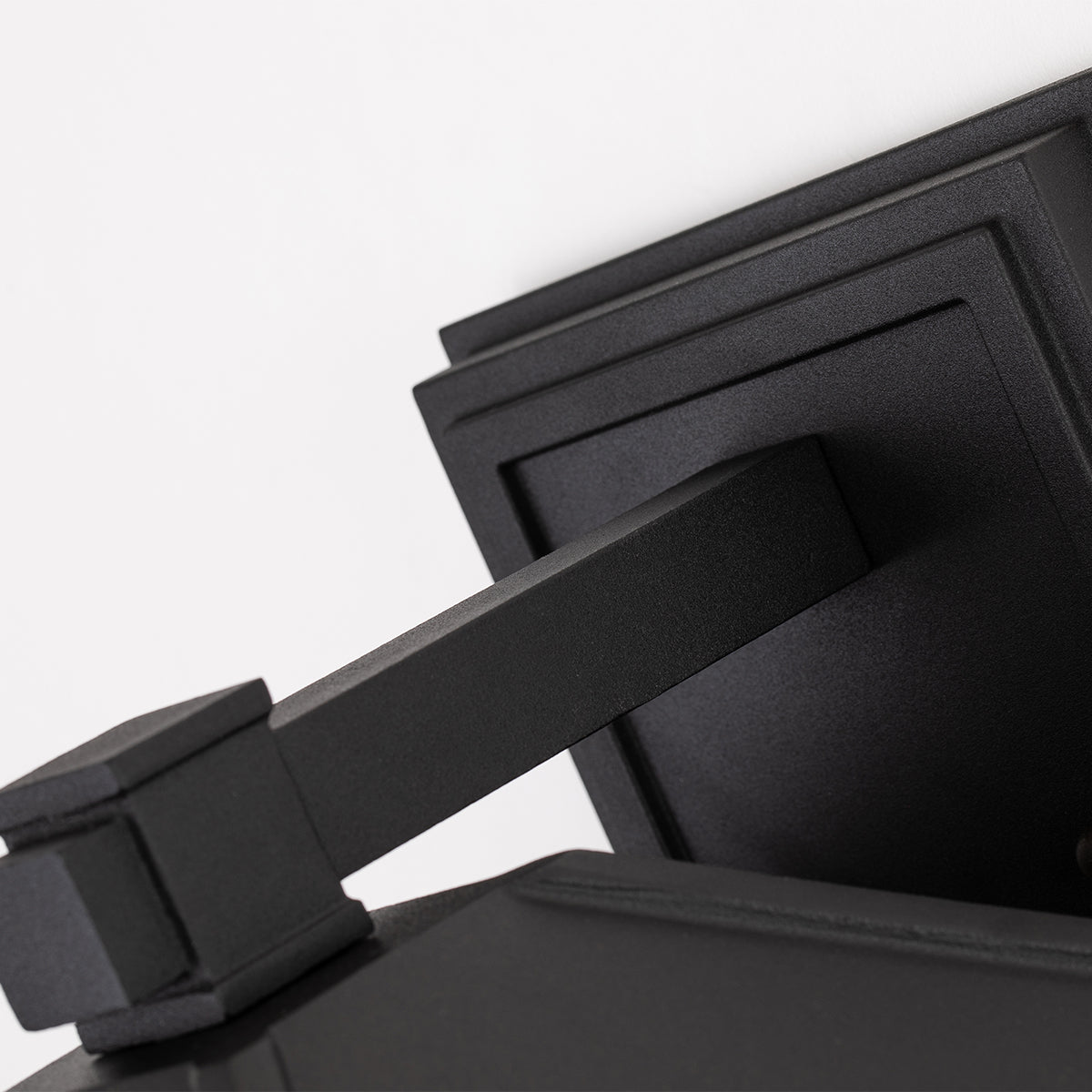 Cedar Large Wall Lantern - Black Finish