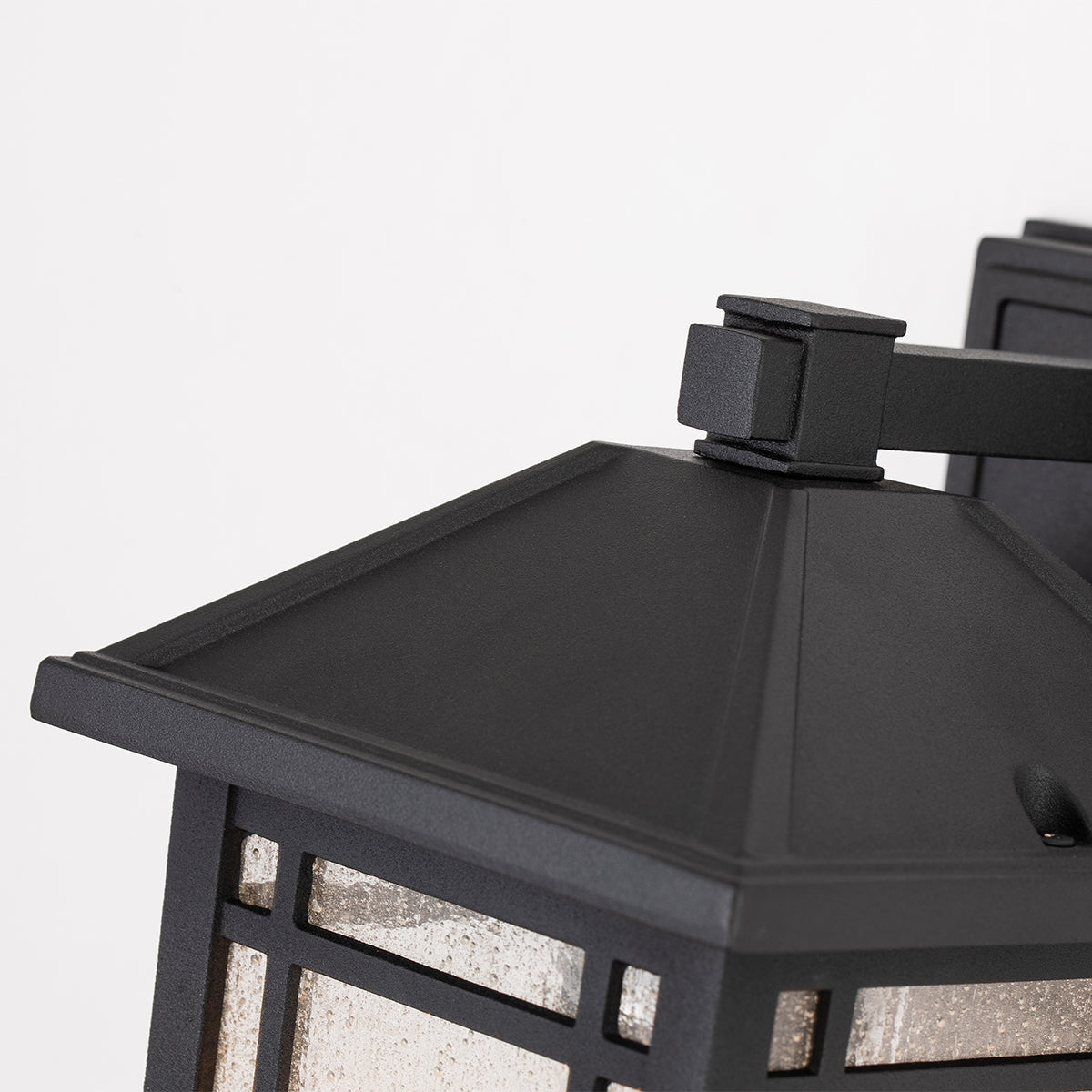 Cedar Small Wall Lantern - Black Finish