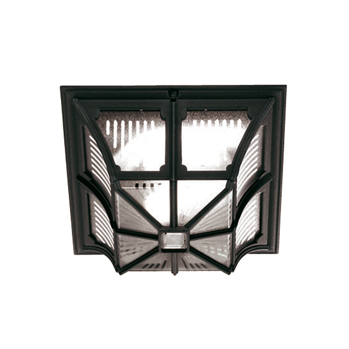Chapel Flush Lantern – Black Finish