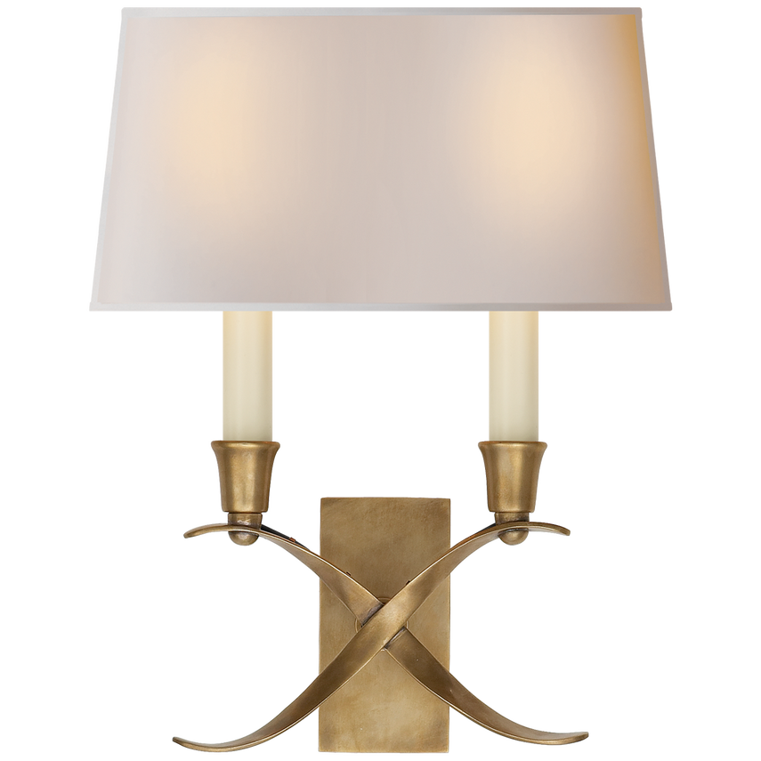 Cross Bouillotte Sconce - Various Colorus