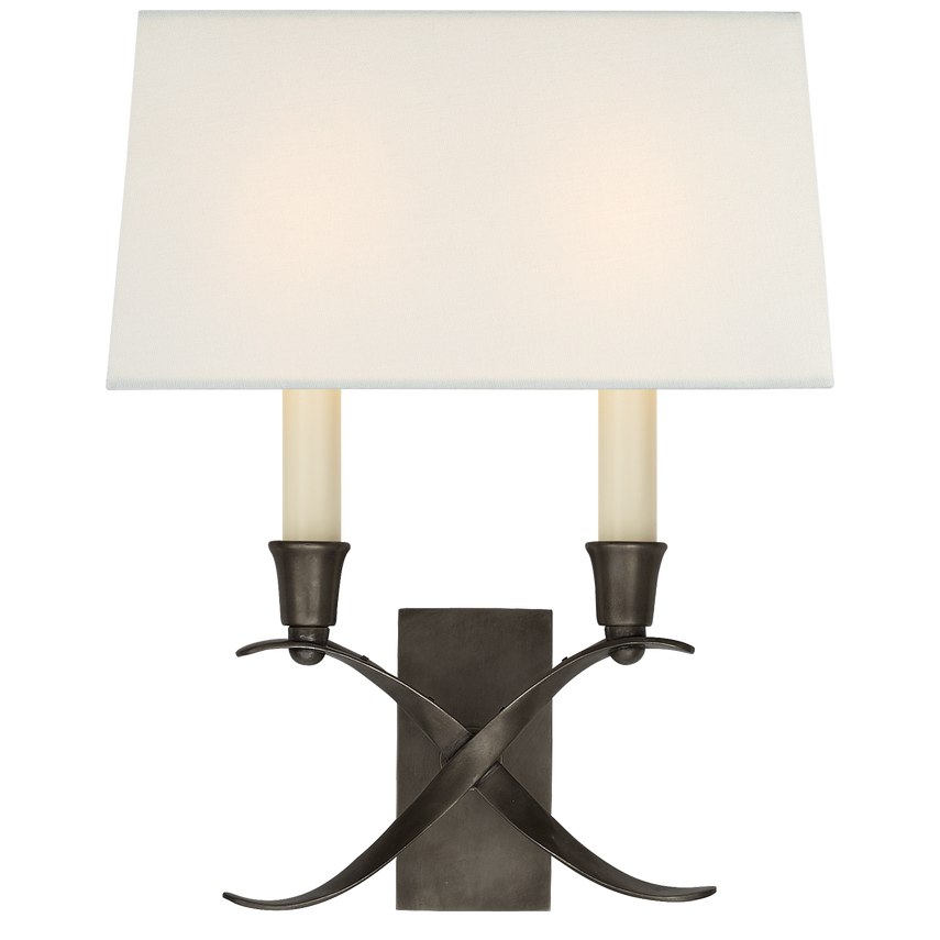 Cross Bouillotte Sconce - Various Colorus