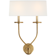 Symemetric Twist Double Sconce - Various Colours