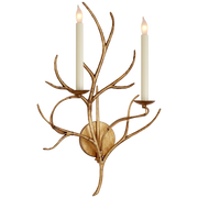 Branch 2Lt Wall Sconce - Gilded Iron